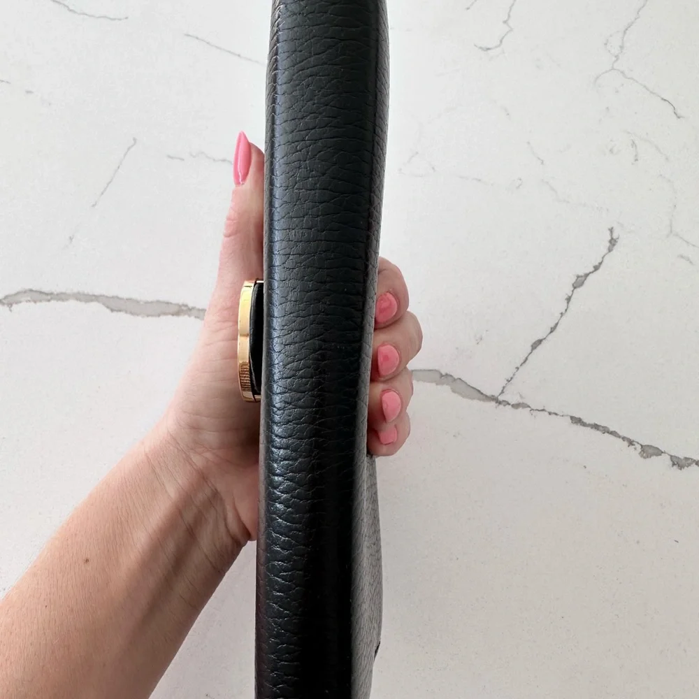 Gucci Black Wallet with Gold Interlocking G - Picture 7 of 12